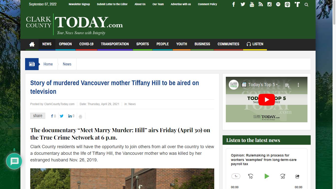 Story of murdered Vancouver mother Tiffany Hill to be aired on ...